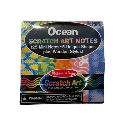 Scratch Art Ocean Mini Notes