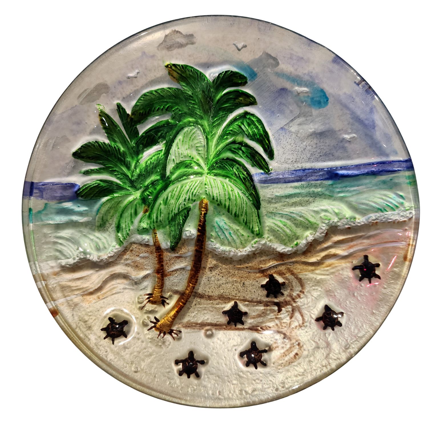 Plate Palm Tree Hatchlings