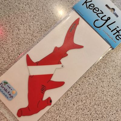 STICKER Hammerhead Dive Flag