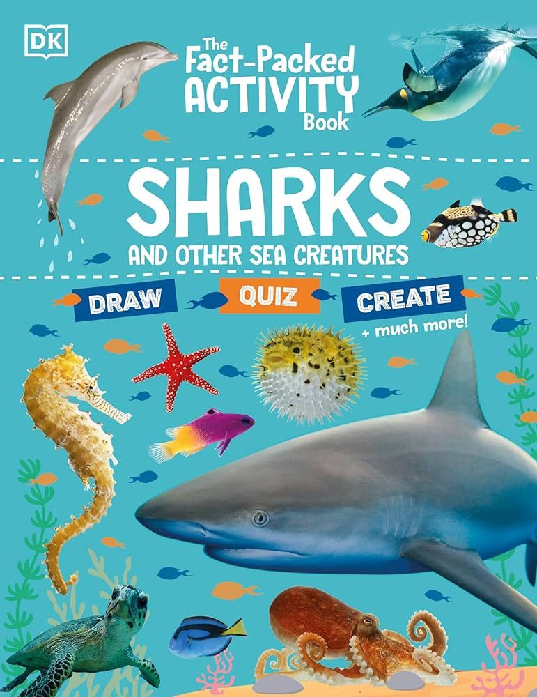BKK Fact Packed Activity Book - Sharks &amp; Other Sea Creatures
