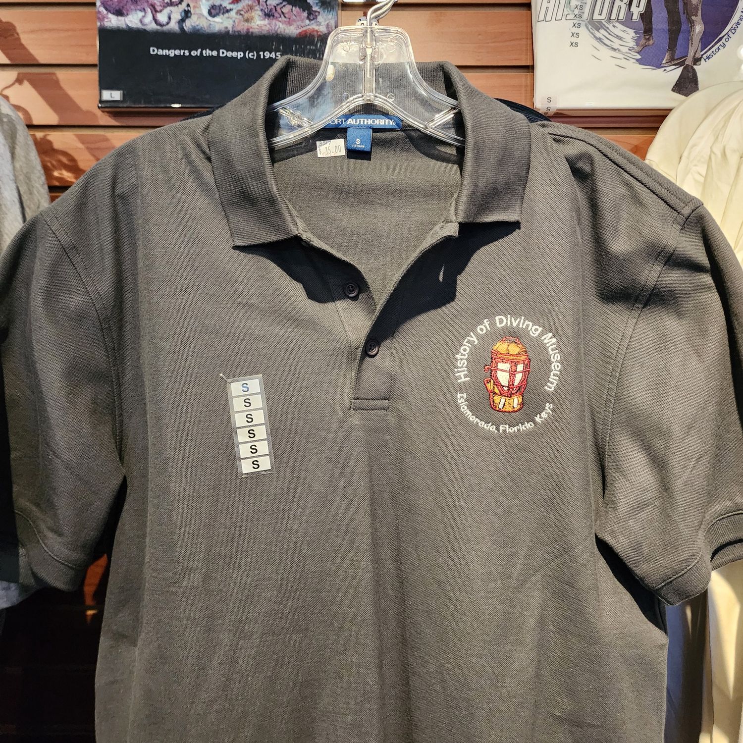 Polo Shirt Men&#39;s Charcoal - SM