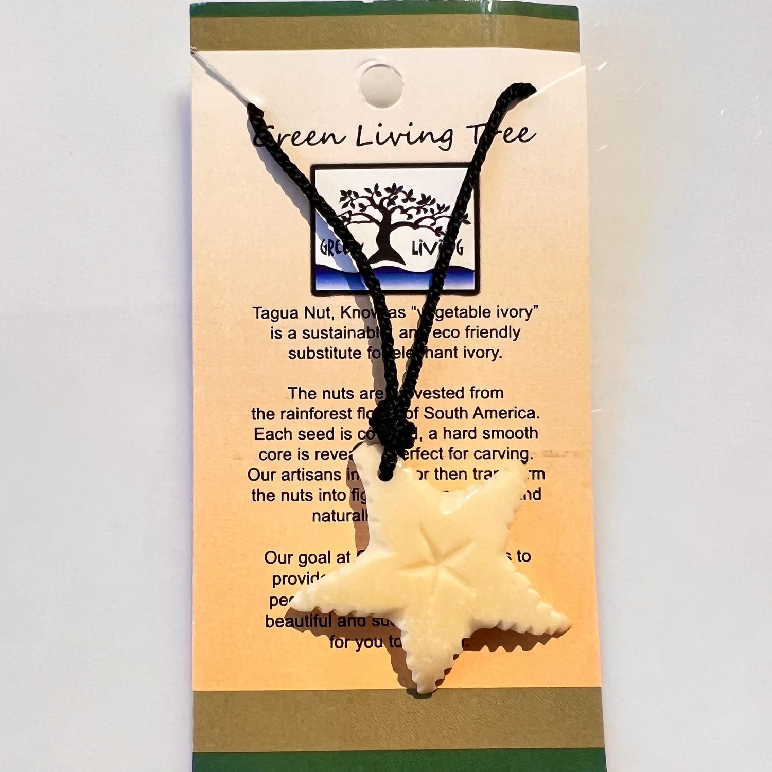Necklace Starfish Tagua Nut