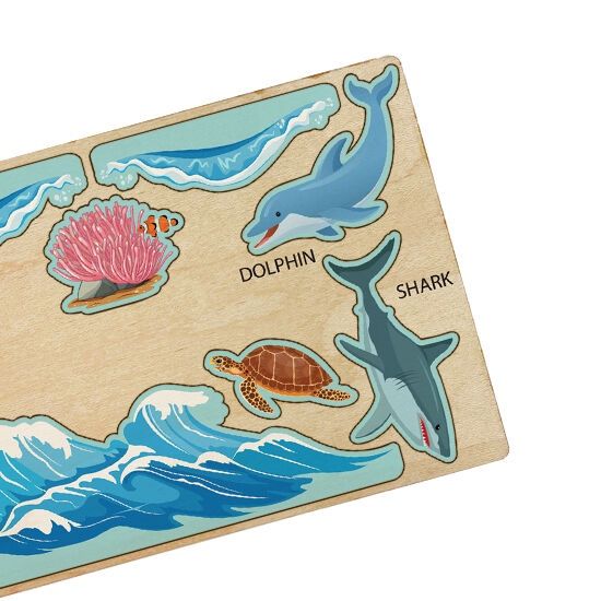 Play-Wood Pop-Outs Ocean Sealife