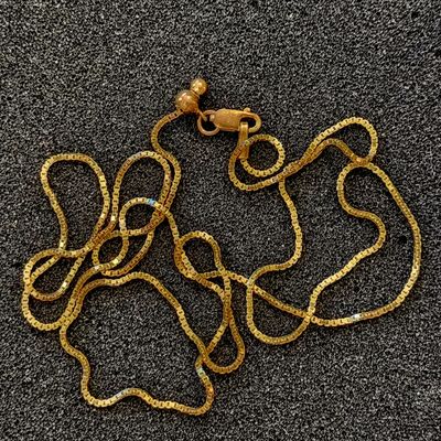 Chain Adjustable Gold Plate