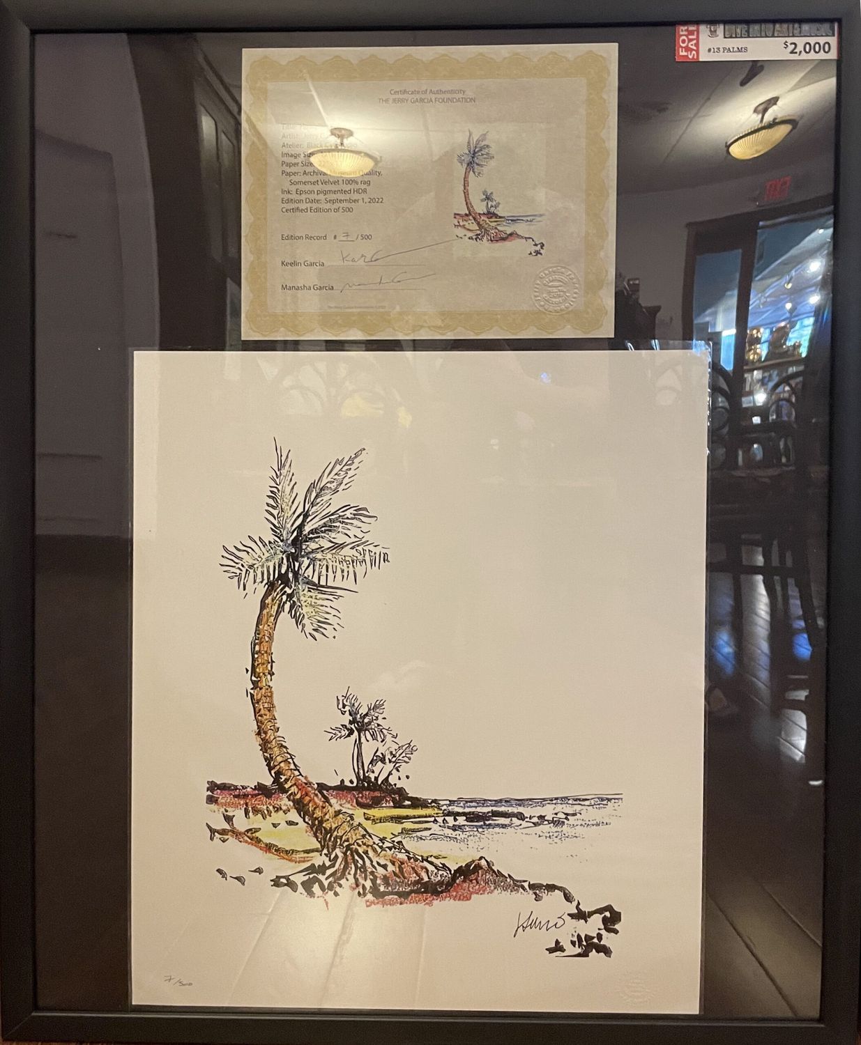 Jerry Garcia Prints, Design: Hawaiian Palm