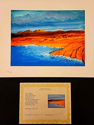 Jerry Garcia Print: Seascape