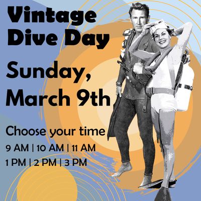 Vintage Dive Weekend 2025 - Sun, March 9th