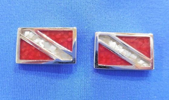 ER Dive Flag Post Earrings