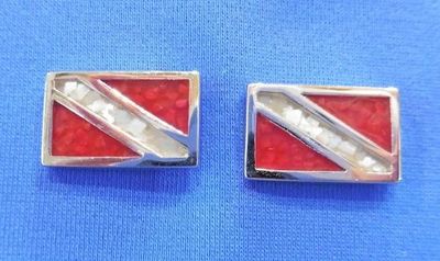 ER Dive Flag Post Earrings