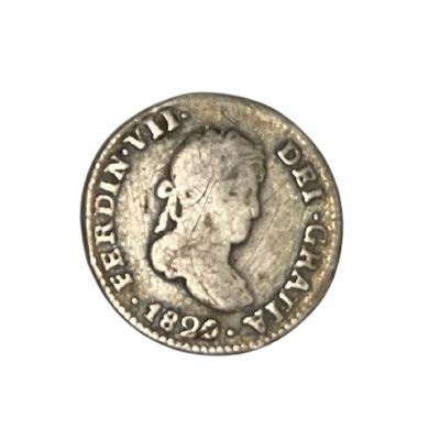 Cuban Treasure Hoard  1/2 Reale Bust Coin