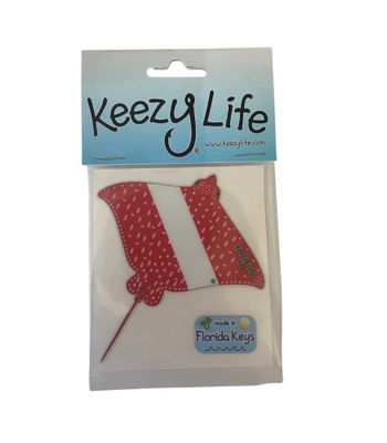 STICKER Eagle Ray Dive Flag