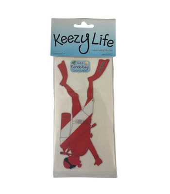 STICKER Scuba Male Dive Flag