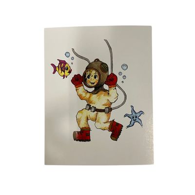 Junior Diver Postcard