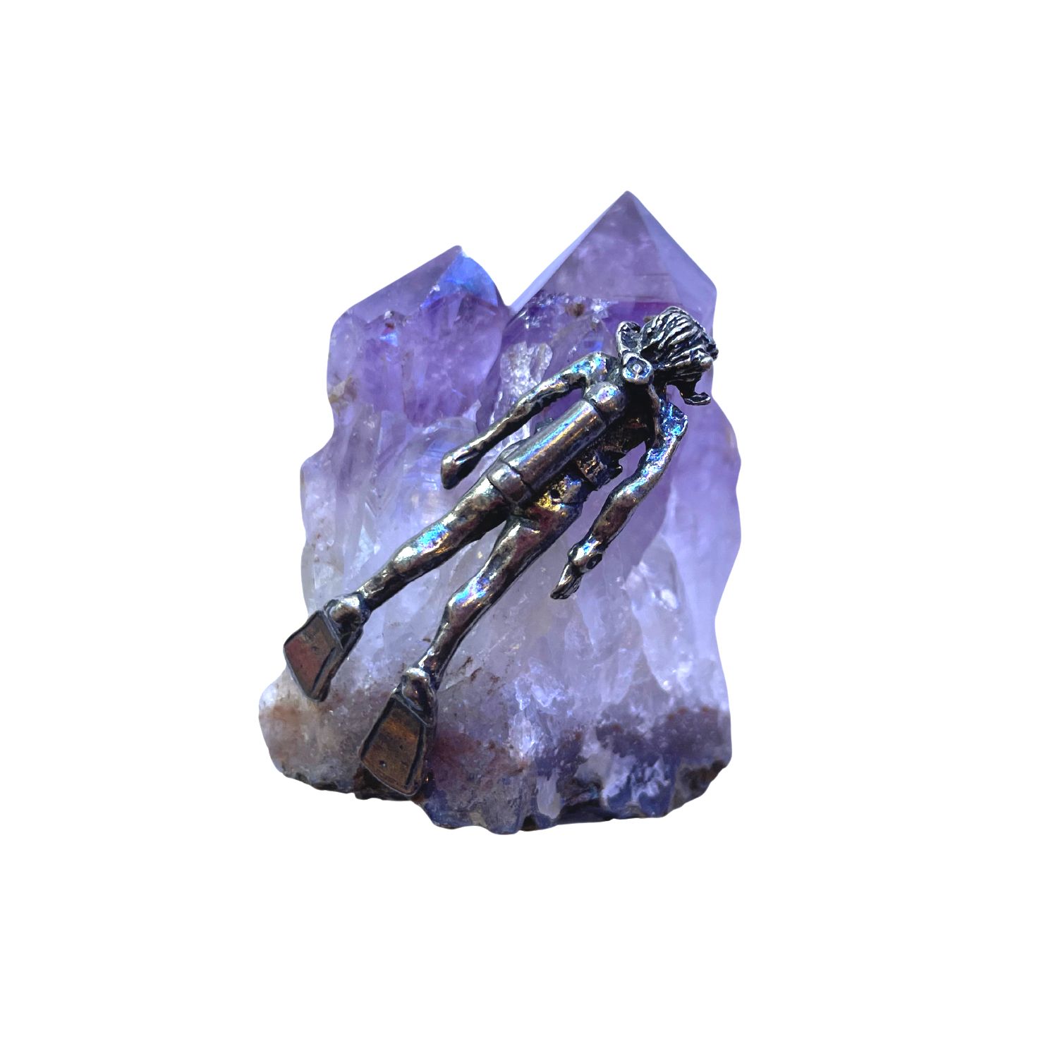 SP25 Diver mini on agate slab