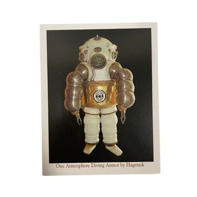 Hagenuk One Atmosphere Diving Armor Postcard