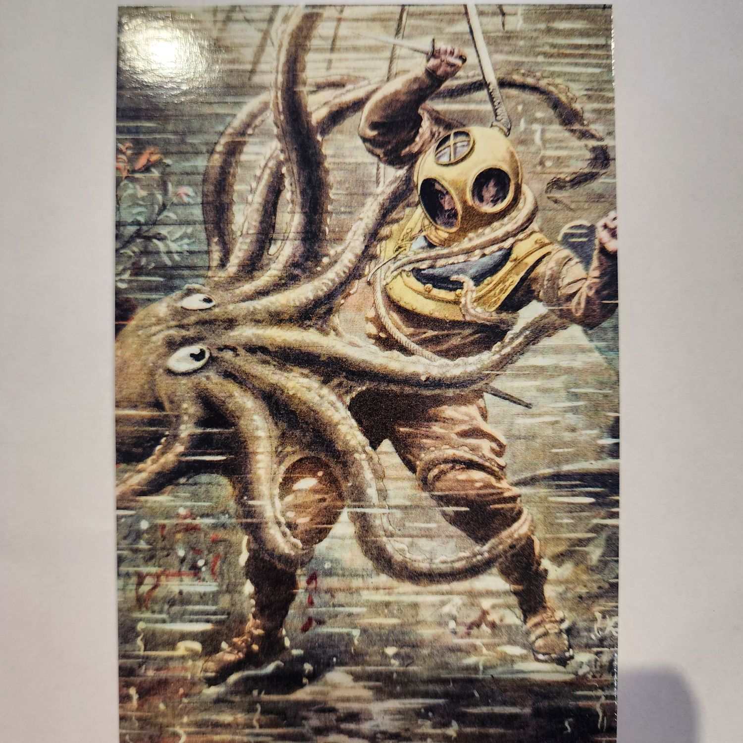 Fighting Octo Postcard