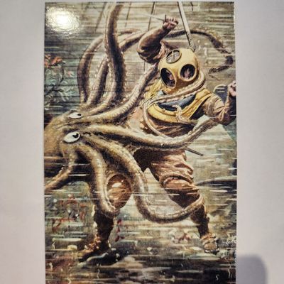 Fighting Octo Postcard