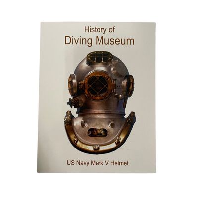US Navy Mark V Diving Helmet White Postcard