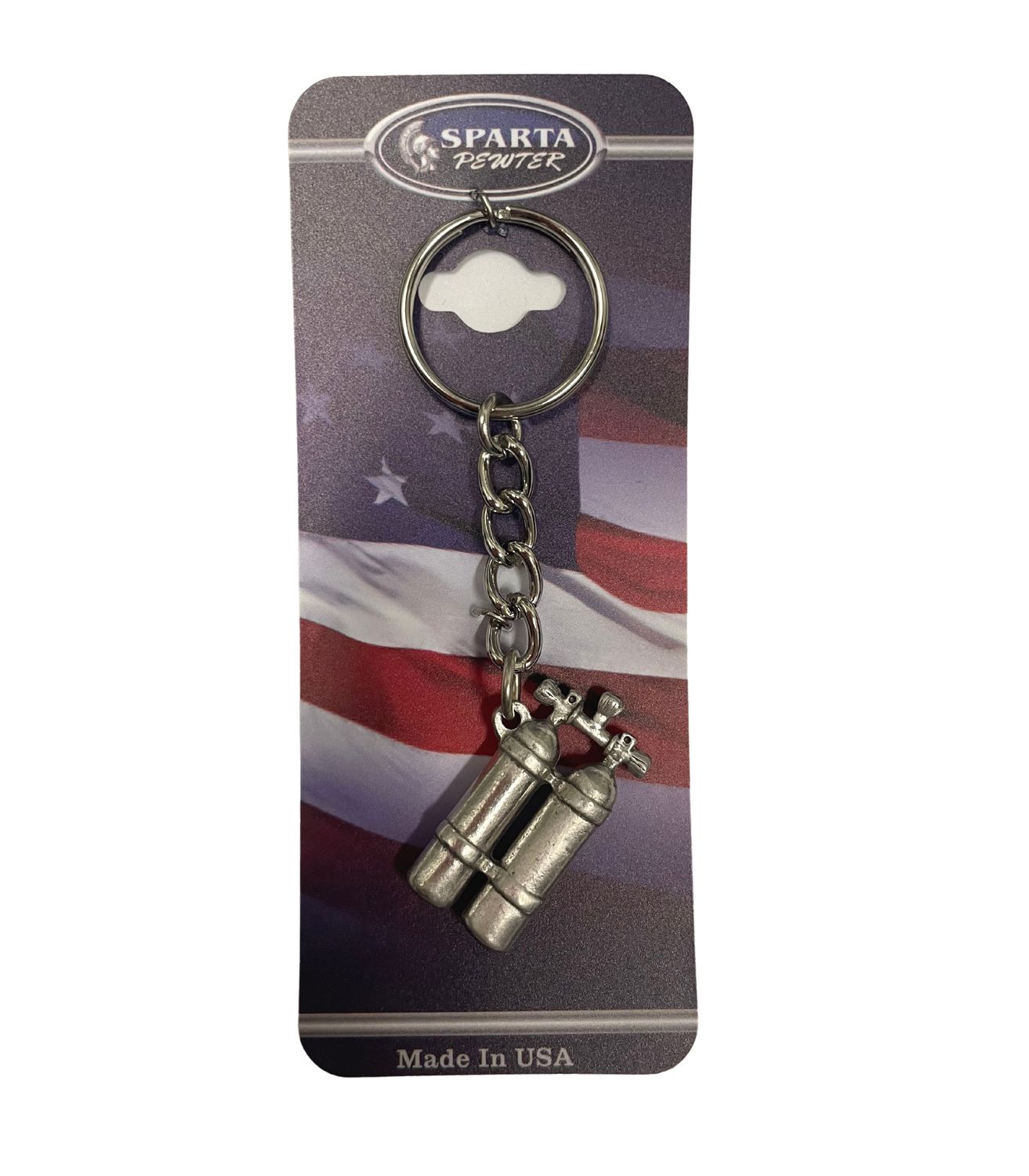 Double Tank Key Chain