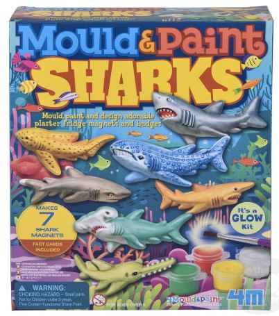 Mould &amp; Paint/Glow-In-The-Dark Sharks
