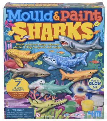 Mould &amp; Paint/Glow-In-The-Dark Sharks