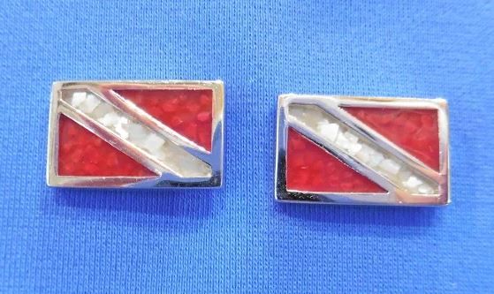 ER Dive Flag Post Earrings