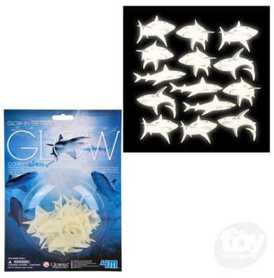 Glow-In-The-Dark Shark Stick-ons