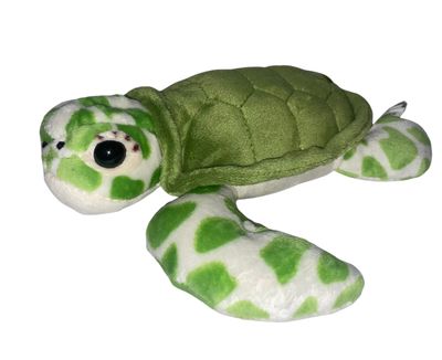 Plush Green Sea Turtle 9"