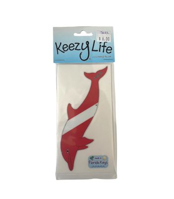 STICKER Dolphin Dive Flag
