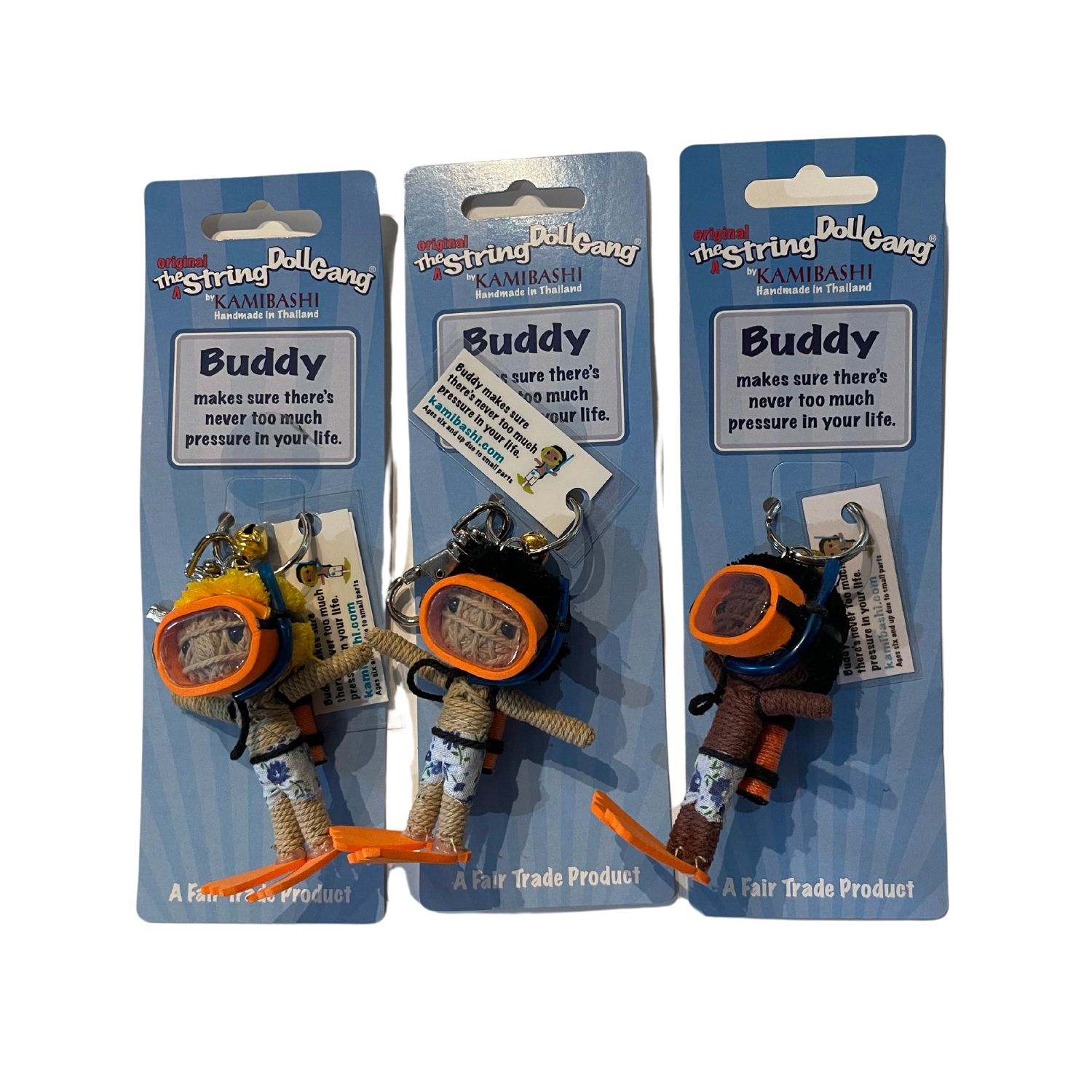 String Doll Buddy (Mr. Bends) Key Chain