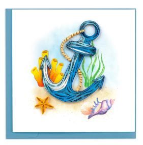 Quilled Anchor Greeting Card