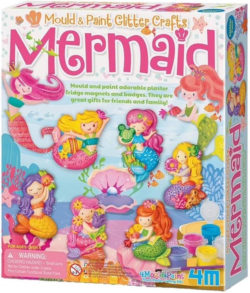 Mould &amp; Paint/Glitter Mermaid