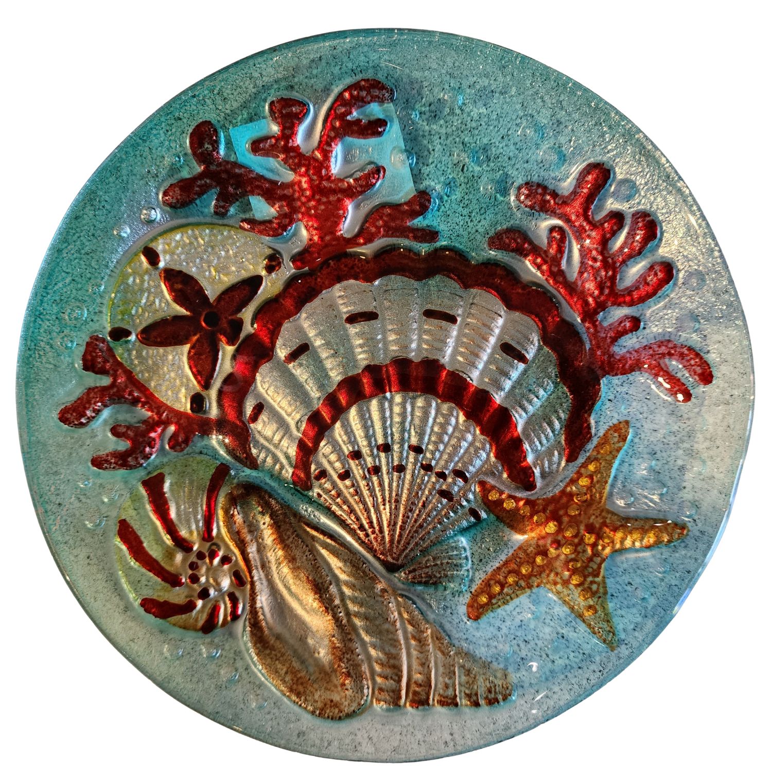 Plate Blue Shell Collection 8"
