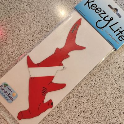 STICKER Hammerhead Dive Flag