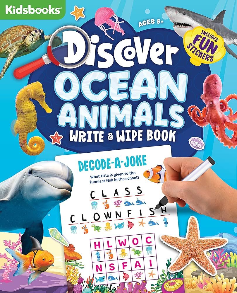 Discover Ocean Animals Write &amp; Wipe