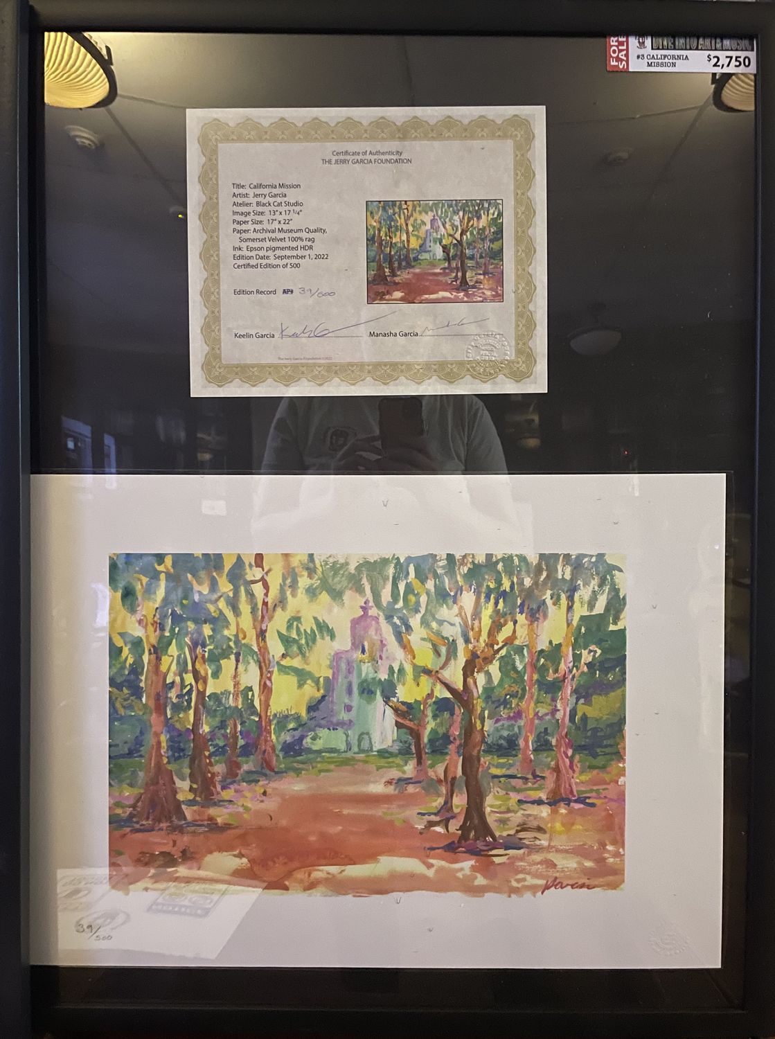 Jerry Garcia Print: California Mission