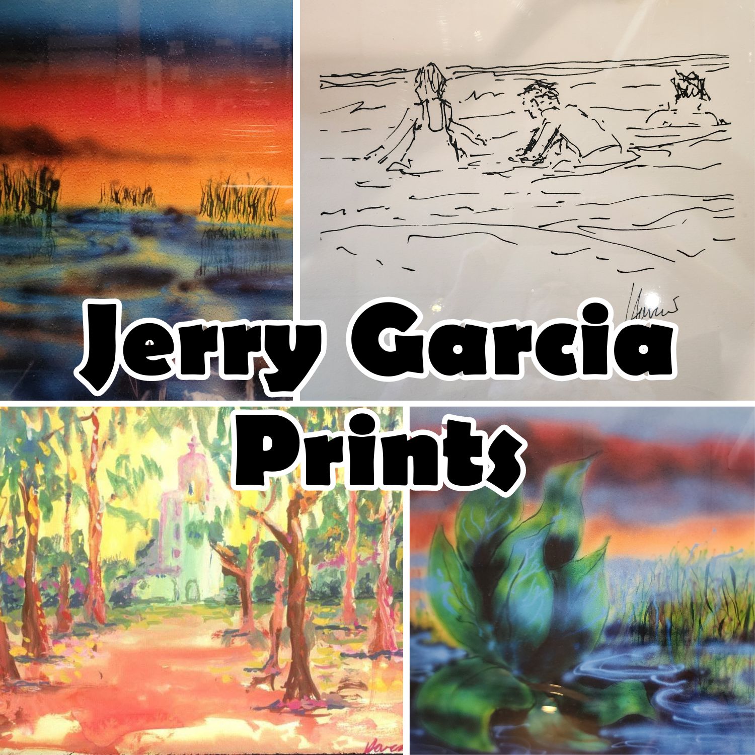Jerry Garcia Prints