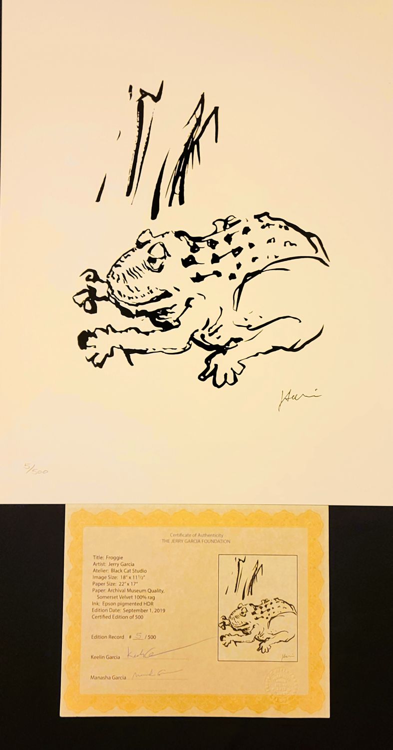 Jerry Garcia Print: Froggie