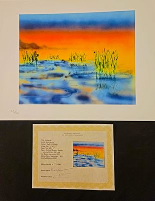 Jerry Garcia Print: Wetlands I