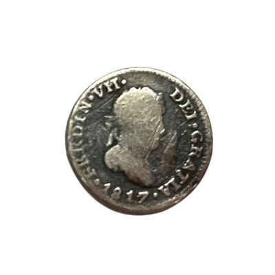Cuban Treasure Hoard  1/2 Reale Bust Coin