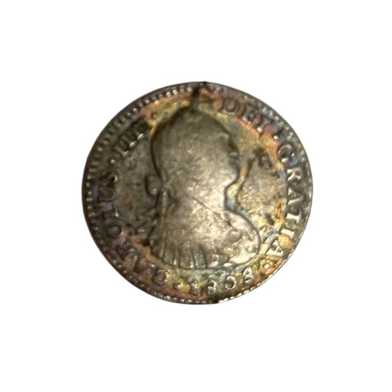 Cuban Treasure Hoard 1 Reale Bust Coin