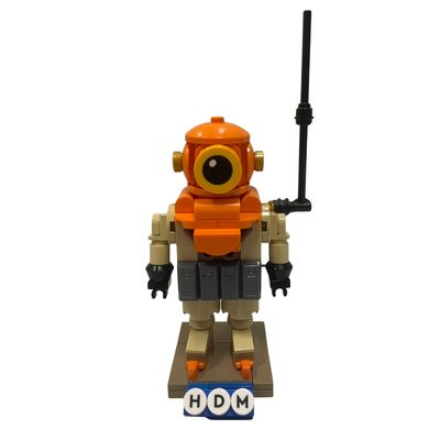 Building Brick Hard Hat Diver Kit
