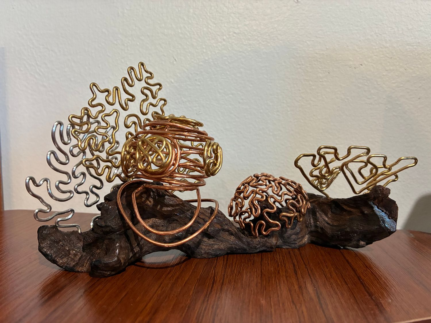 Diving Helmet Wire Sculpture