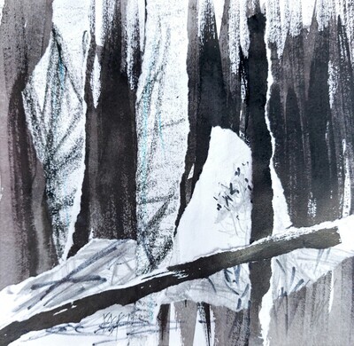 Terres brûlées © Sylvie BRUNEAU Galerie Art Contemporain