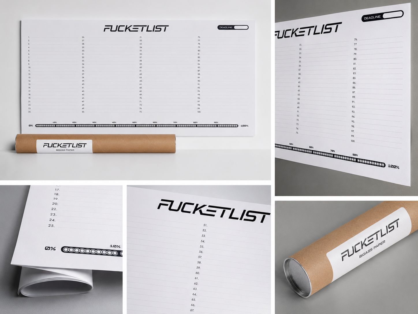 Fucketlist Bigass Paper
