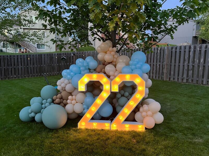 Double Number/Letter Marquee Setup