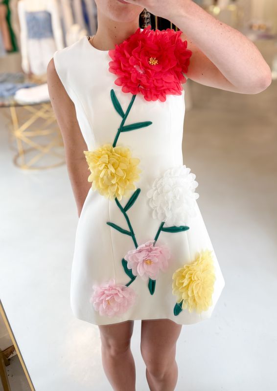 SOHO Floral Embroidered Dress 