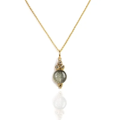 Lucia Clear Charm Necklace