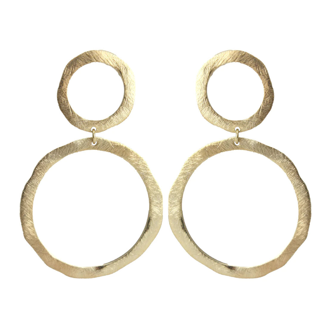 Davina Earring Large, Color: Gold