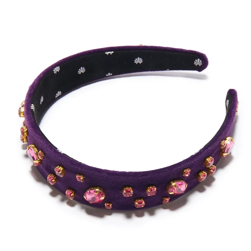 Crystal Bessette Headband, Color: Purple Rain